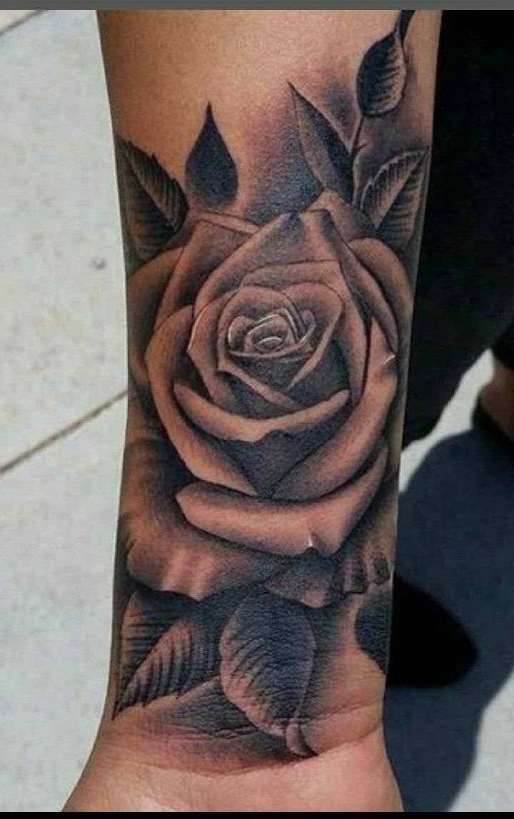 black rose tattoo for men 0048