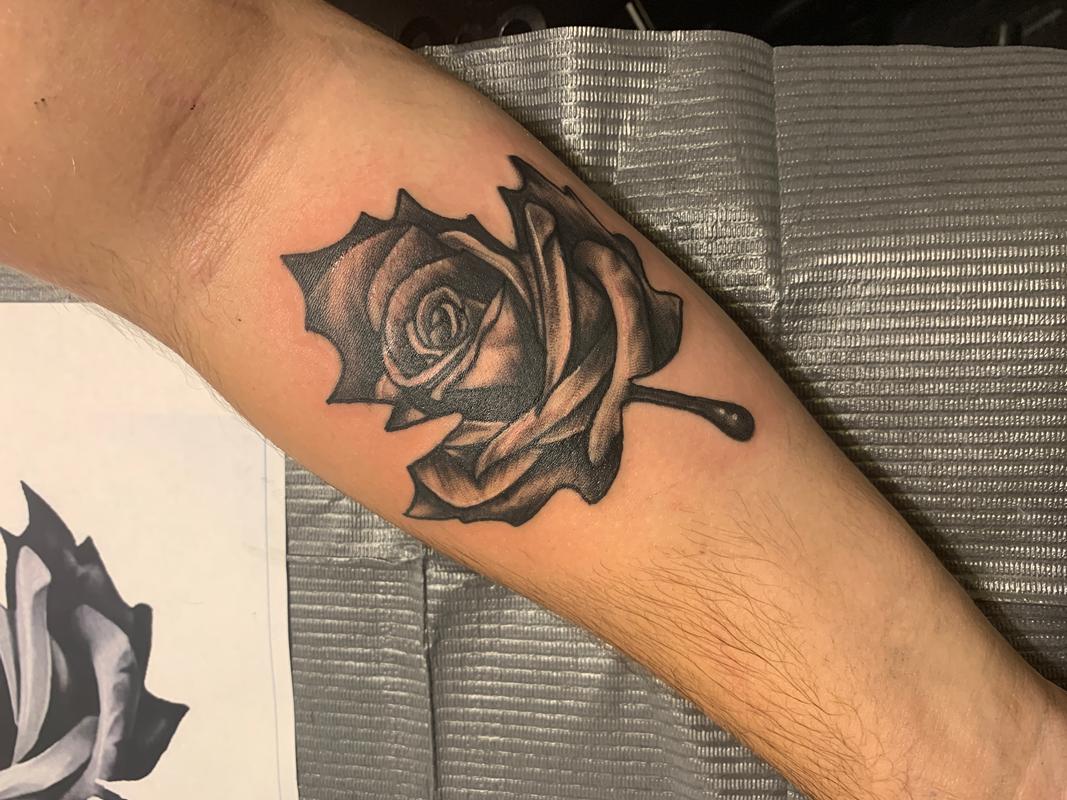 black rose tattoo for men 0060