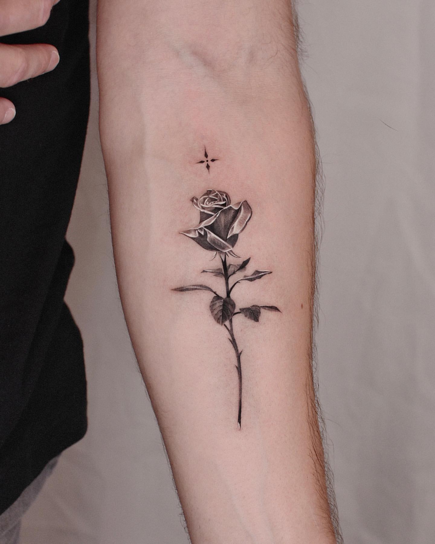 black rose tattoo for men 0071