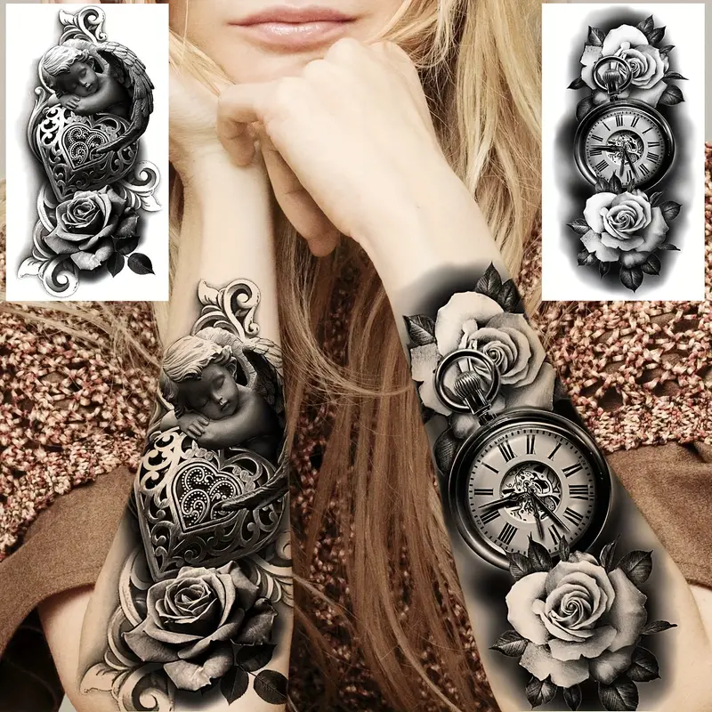 black rose tattoo for men 0093