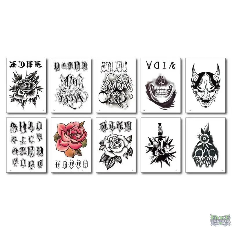 black rose tattoo for men 0099