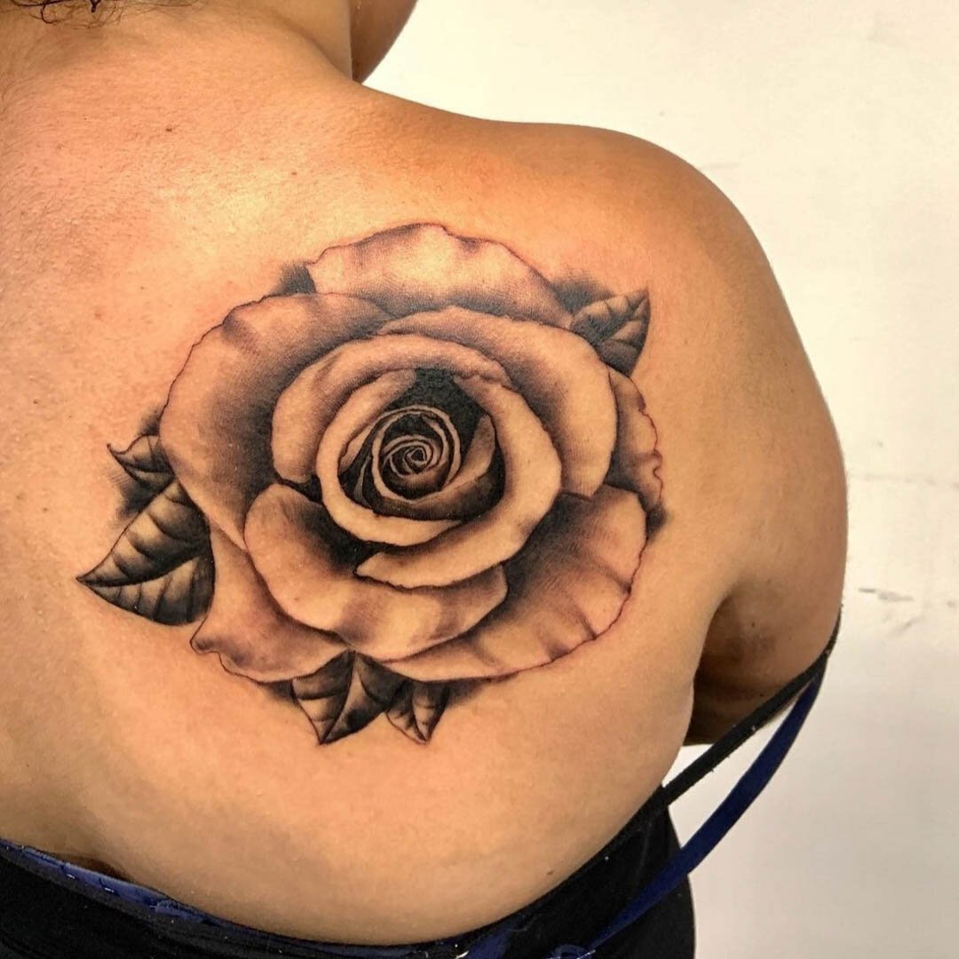 black rose tattoo placement for men