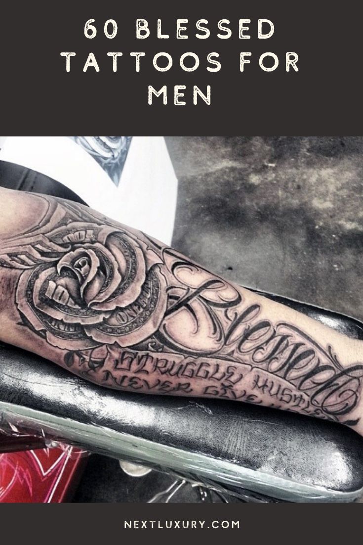 blessed tattoo ideas for men