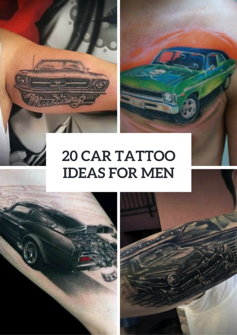 bold car tattoos for men choices