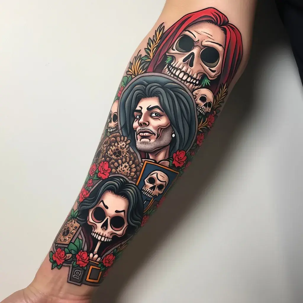 bold cartoon tattoos for men trends