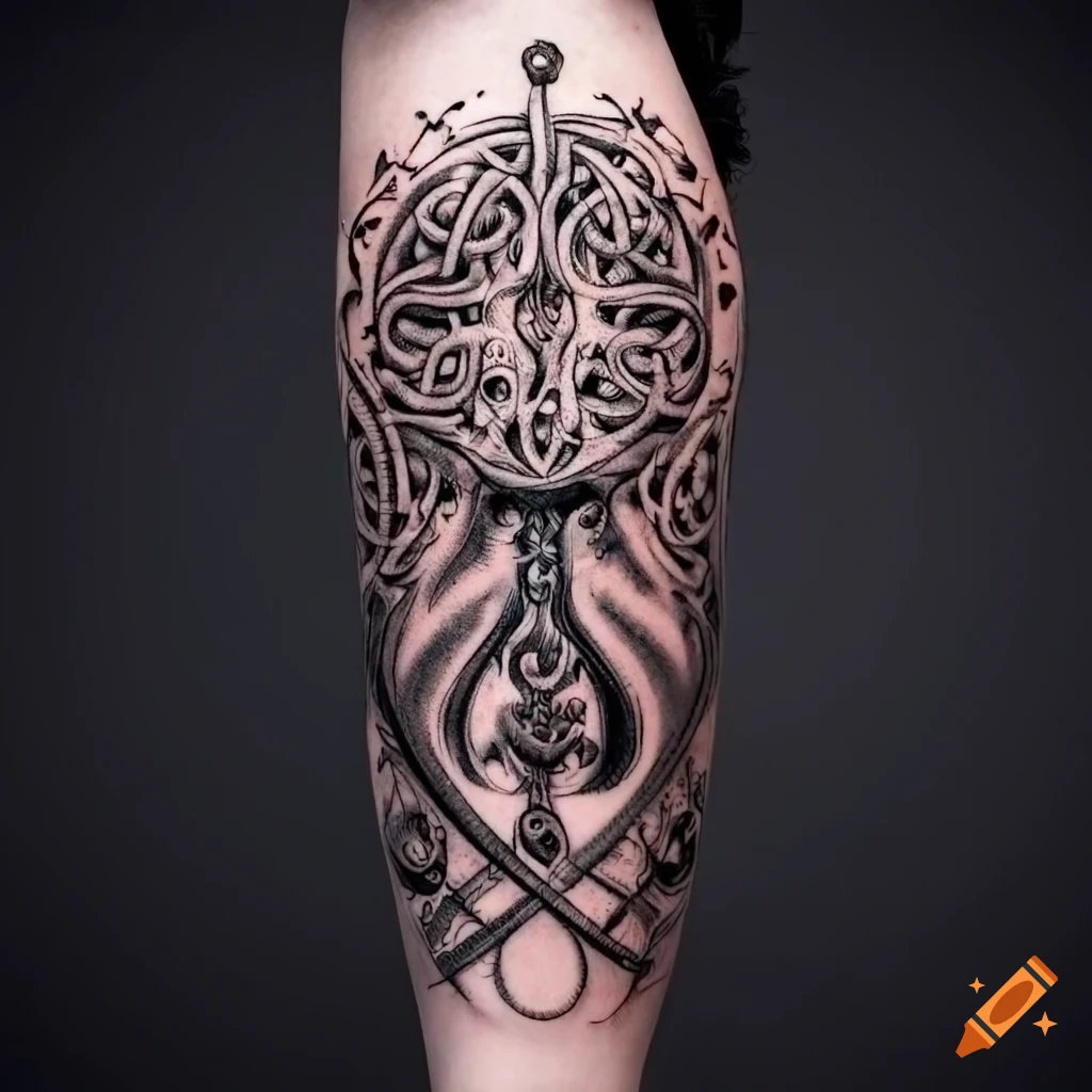 bold celtic sleeve tattoos patterns