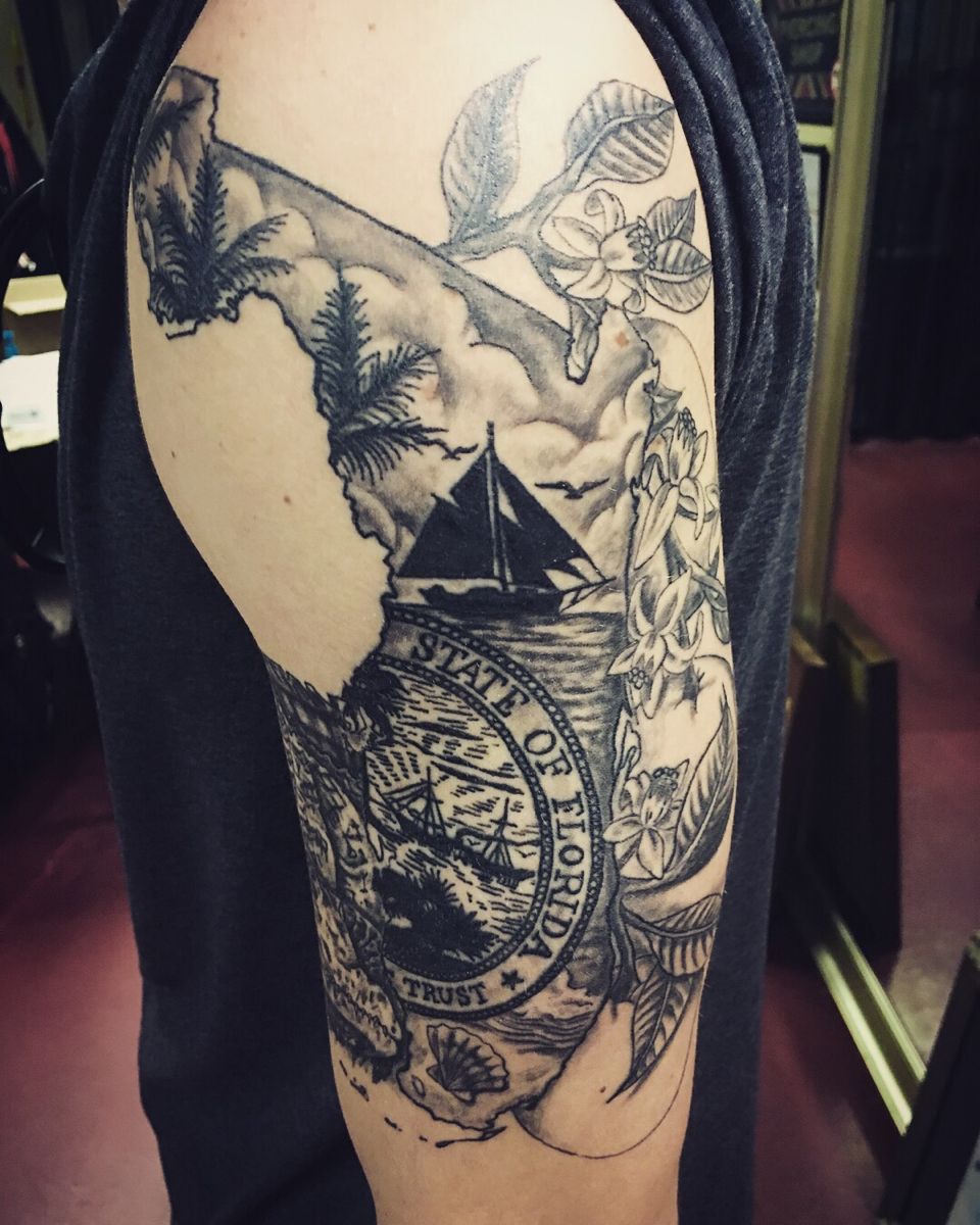 bold Florida tattoos for men meanings