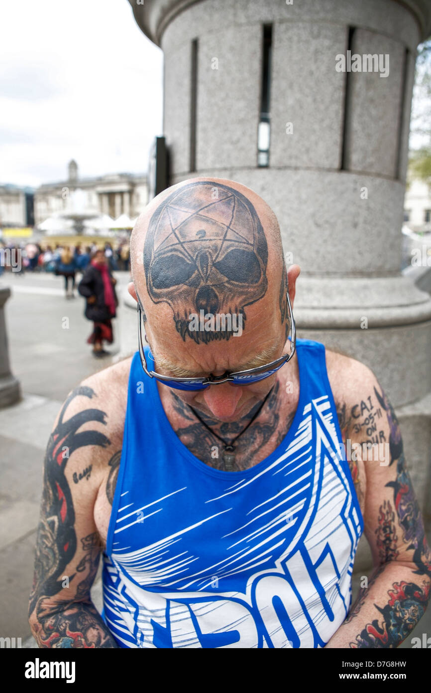 bold head tattoos for men