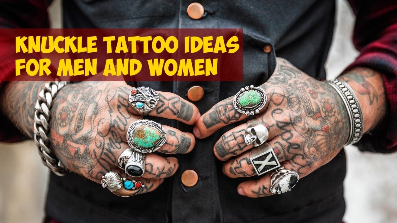 bold knuckle tattoo styles for men