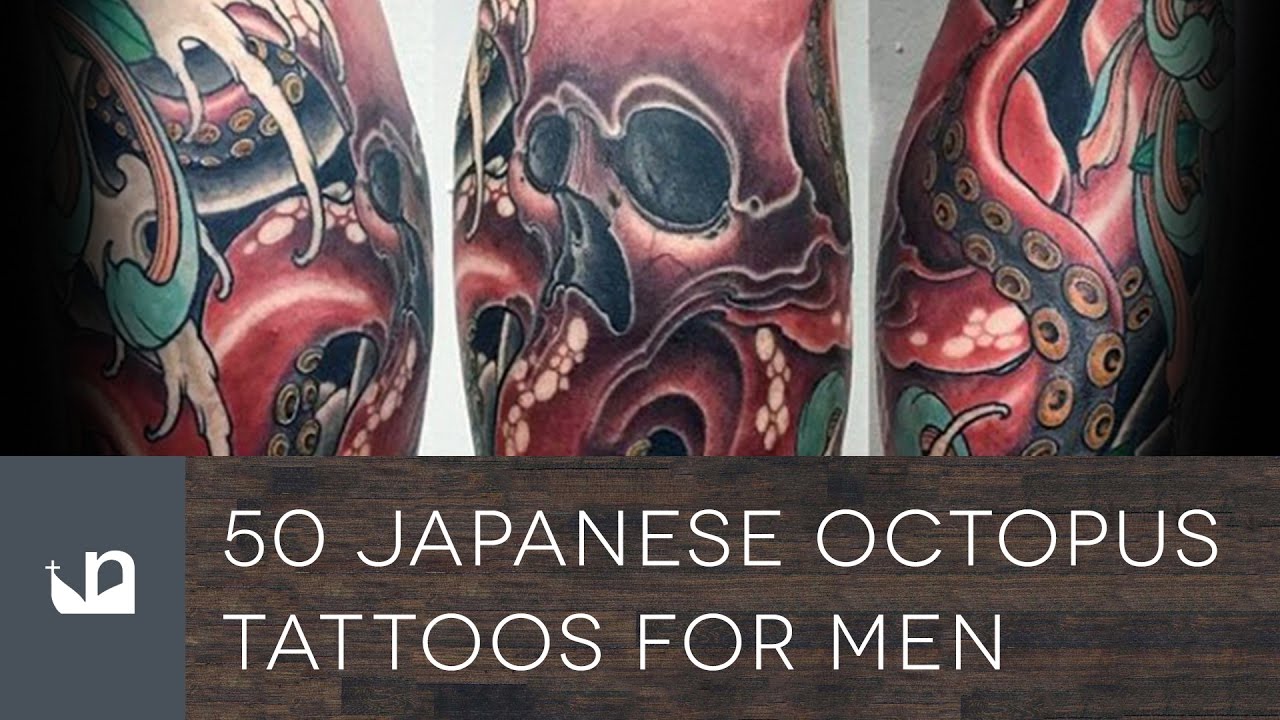 bold octopus tattoos for men.