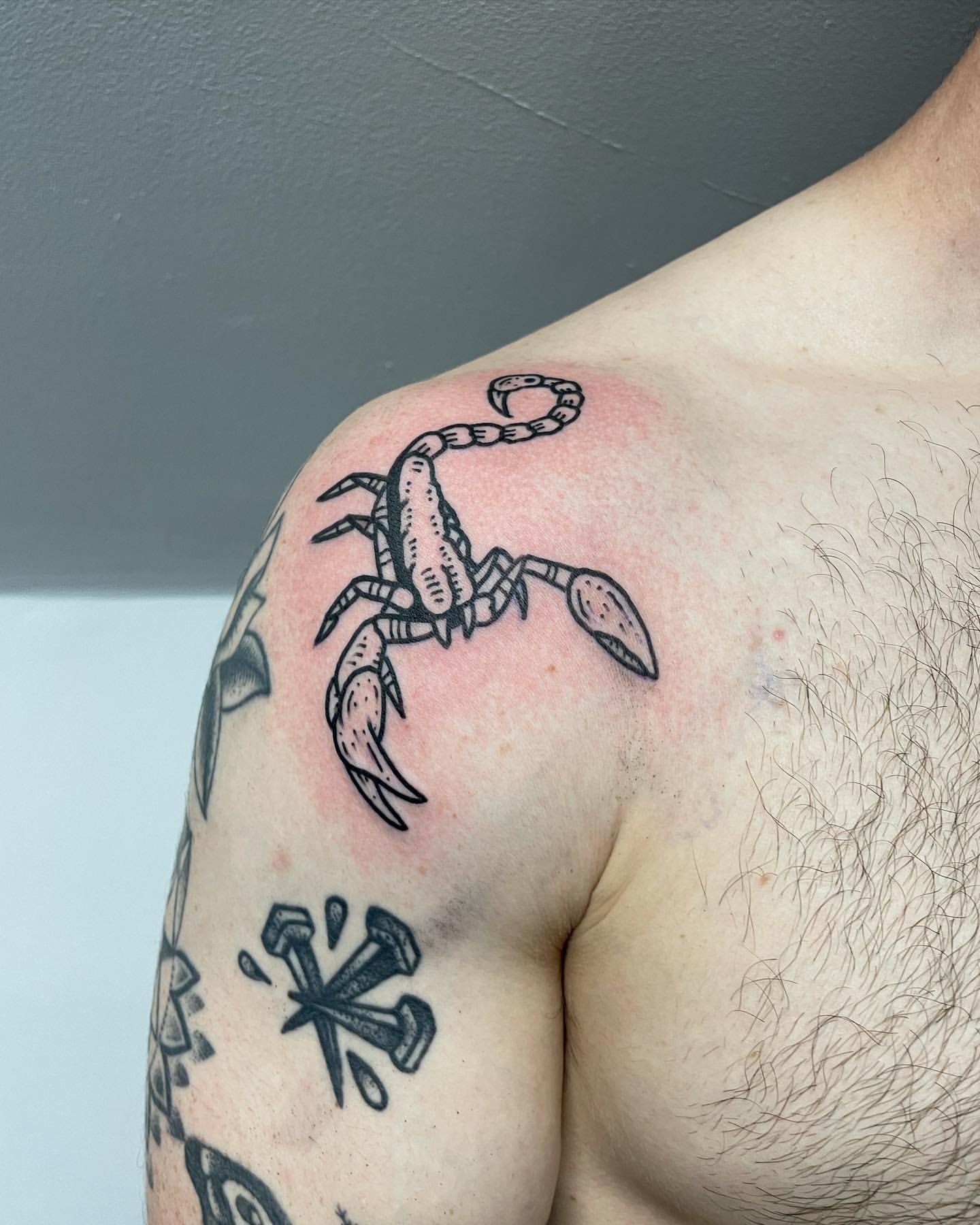 bold Scorpion tattoos for men