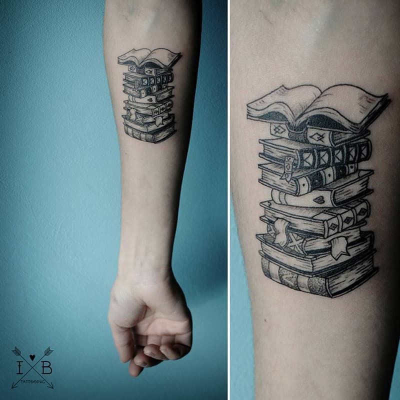 book tattoos for men 0010