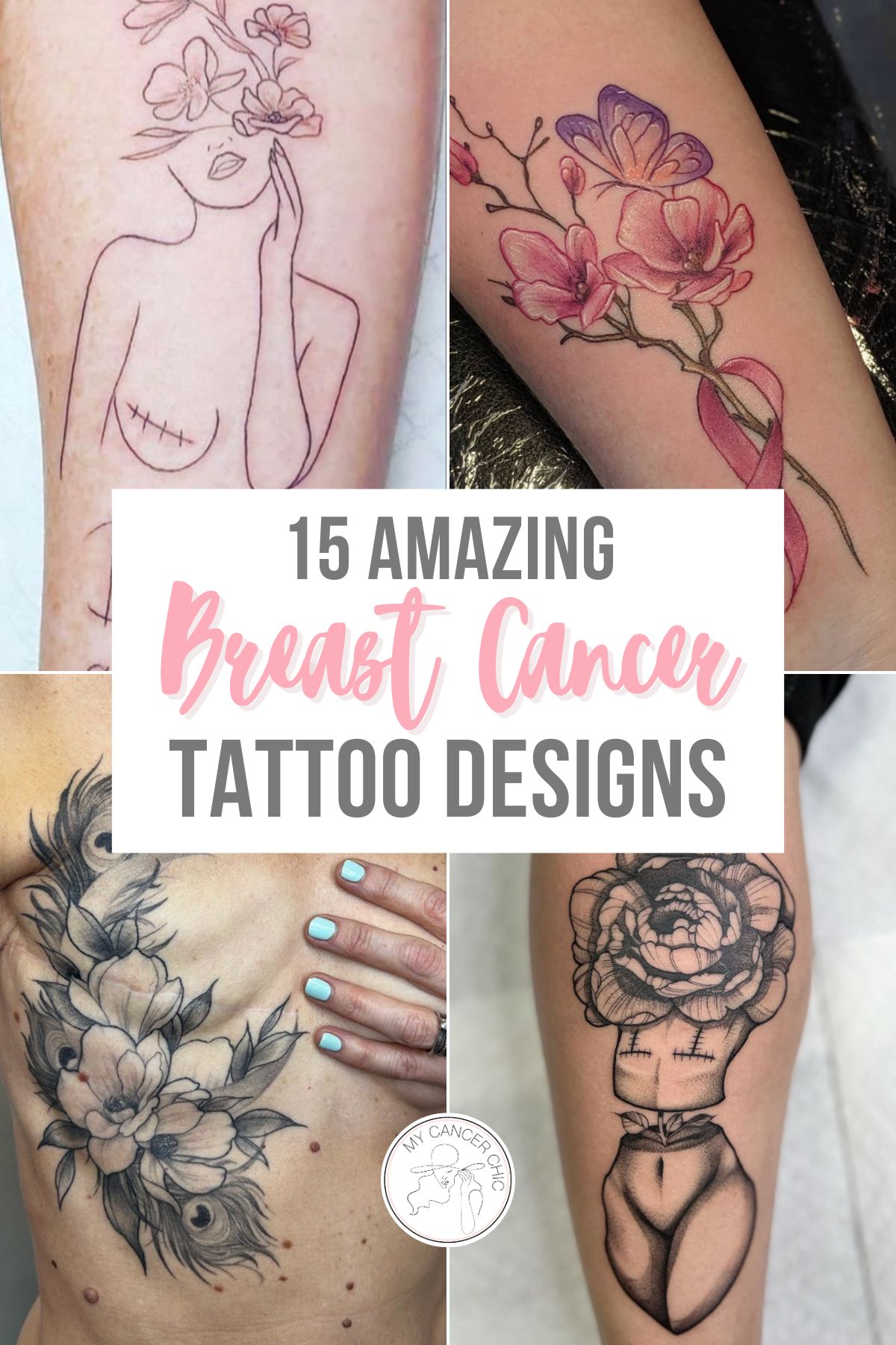 breast cancer tattoos for men ideas.