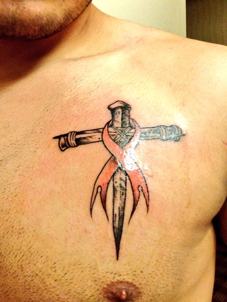 breast cancer tattoos for men 0032