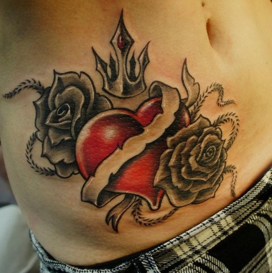 broken heart tattoos for men 0015