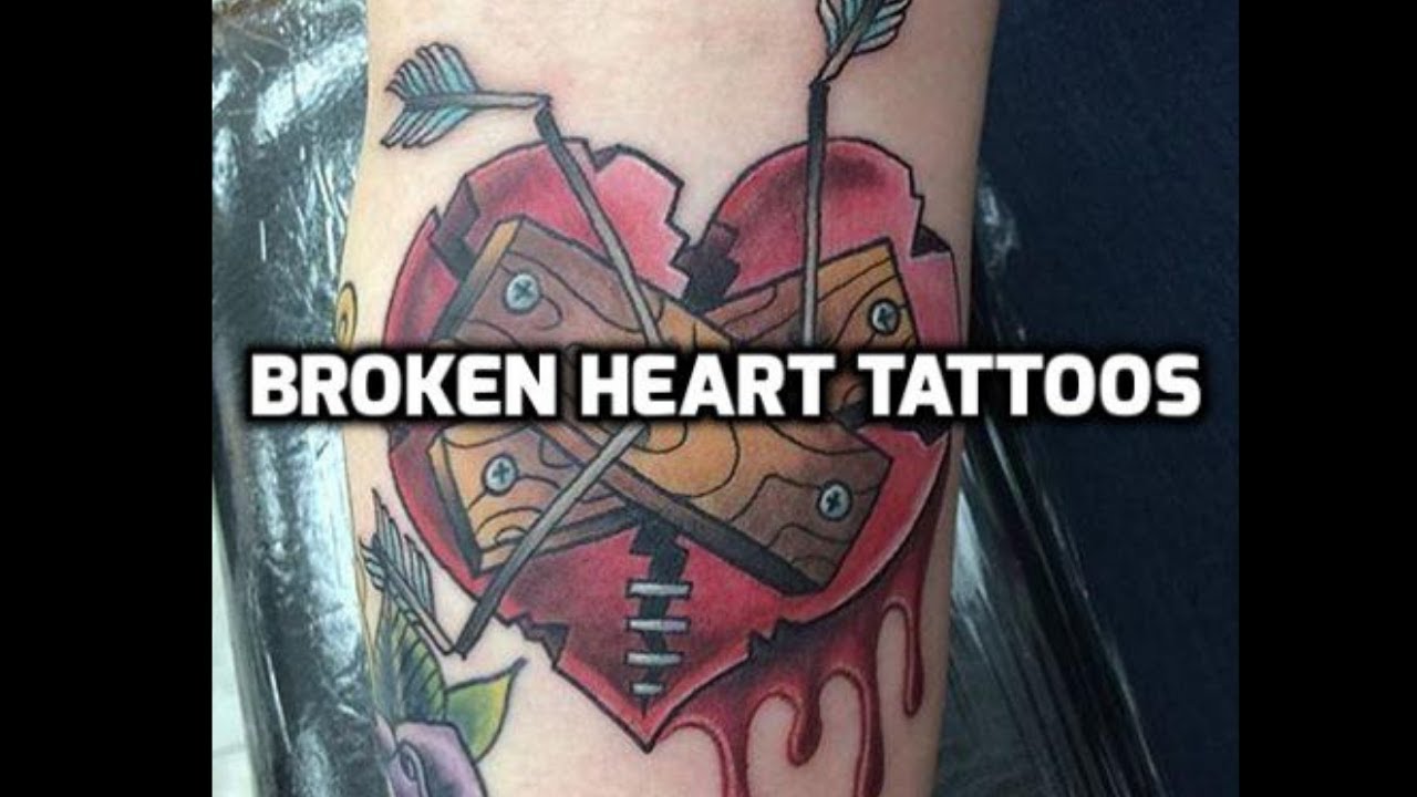 broken heart tattoos for men 0021