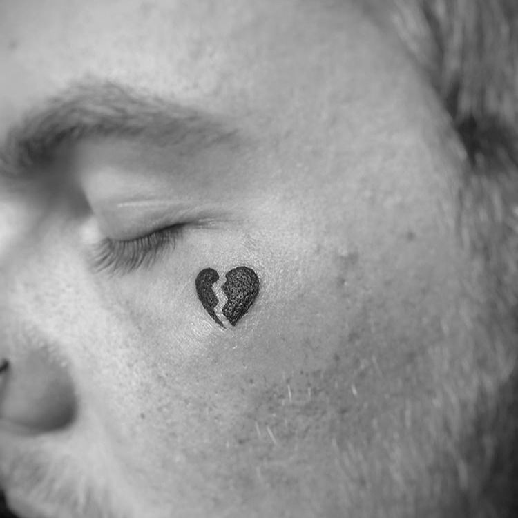 broken heart tattoos for men 0030