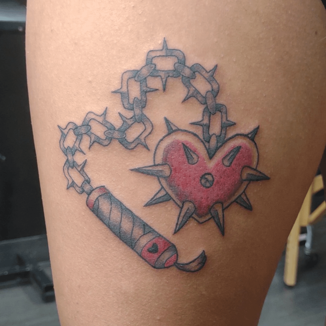 broken heart tattoos for men 0063