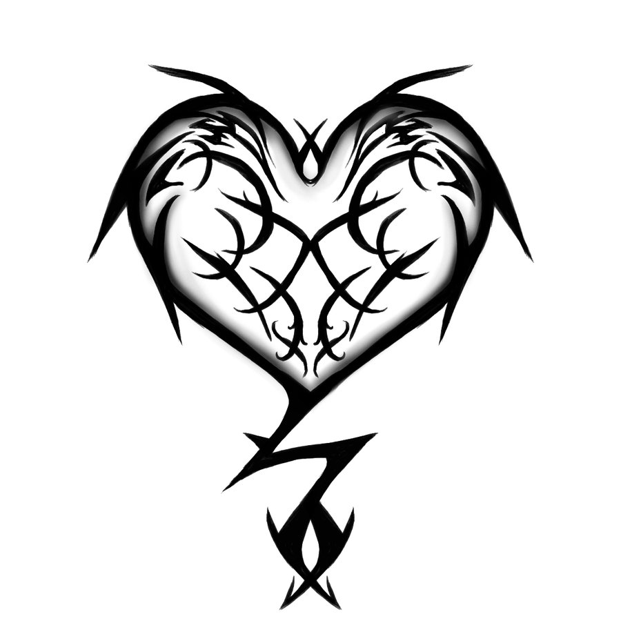 broken heart tattoos for men 0077