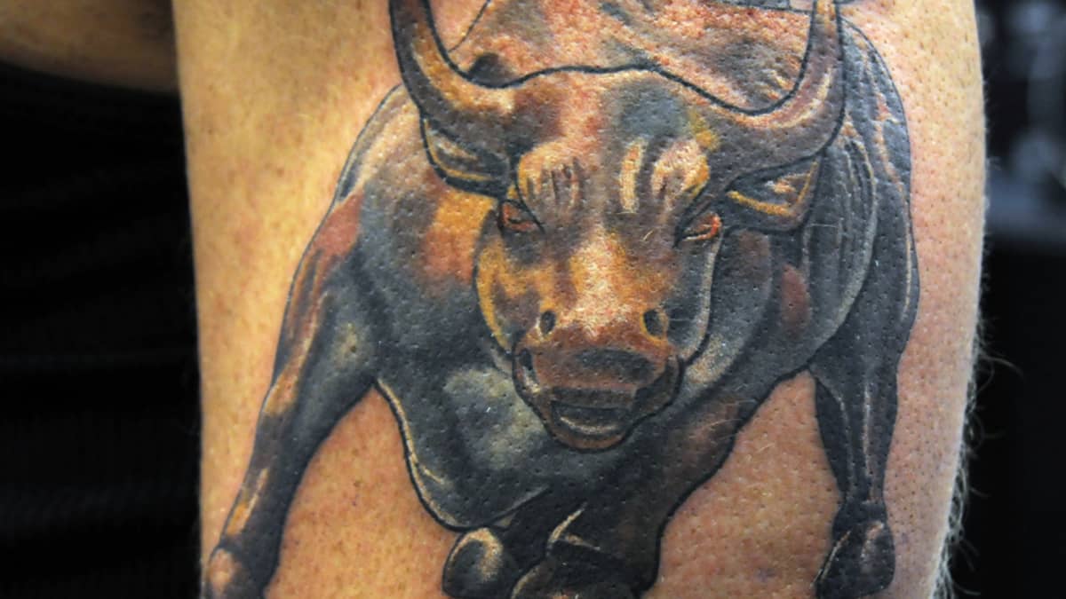 bull head tattoos for men