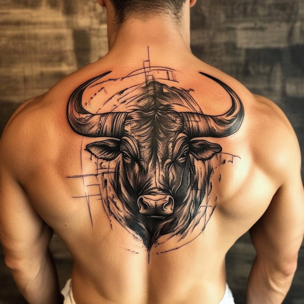 bull tattoos for men 0022