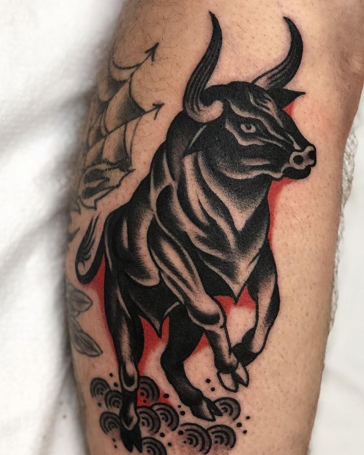 bull tattoos for men 0027