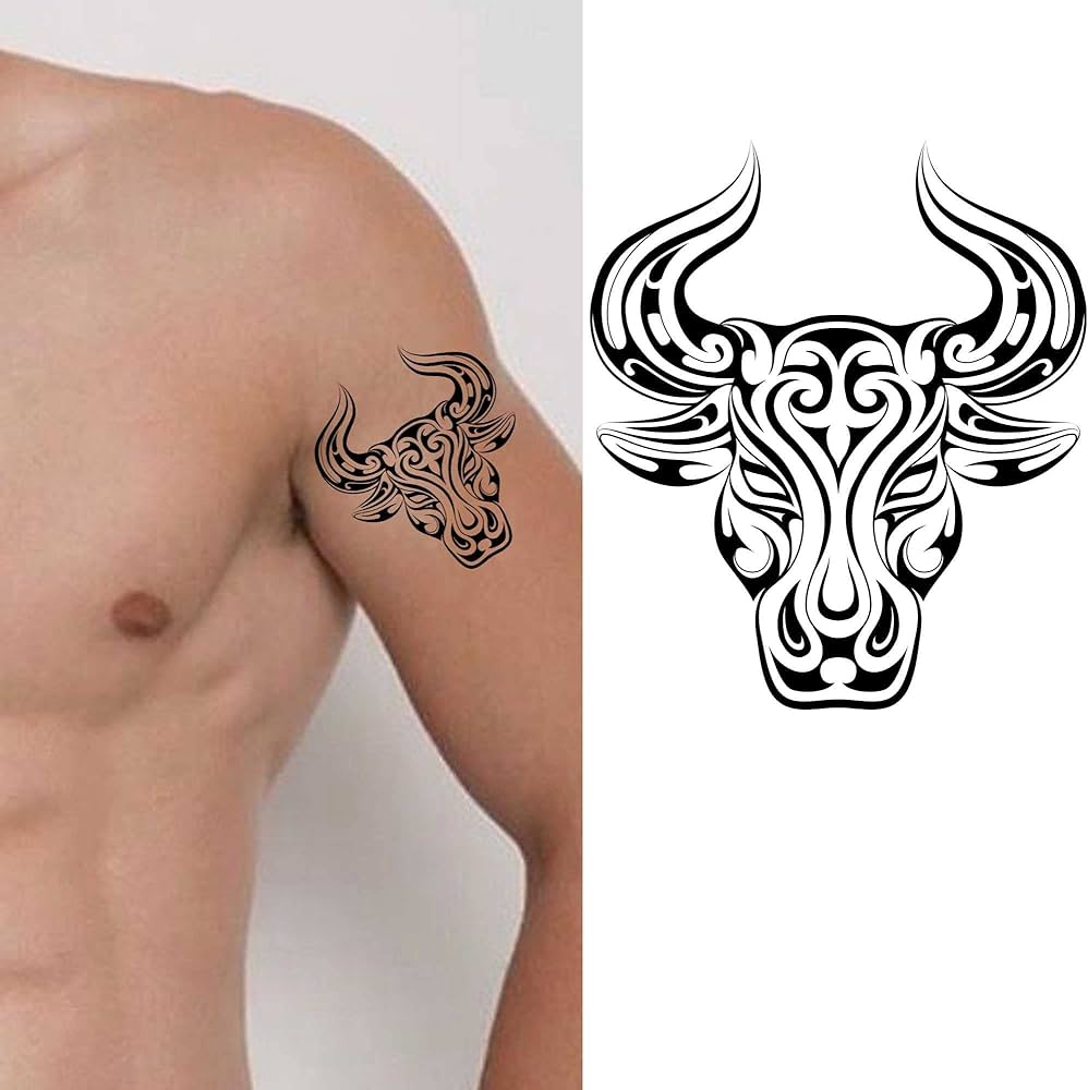 bull tattoos for men 0029