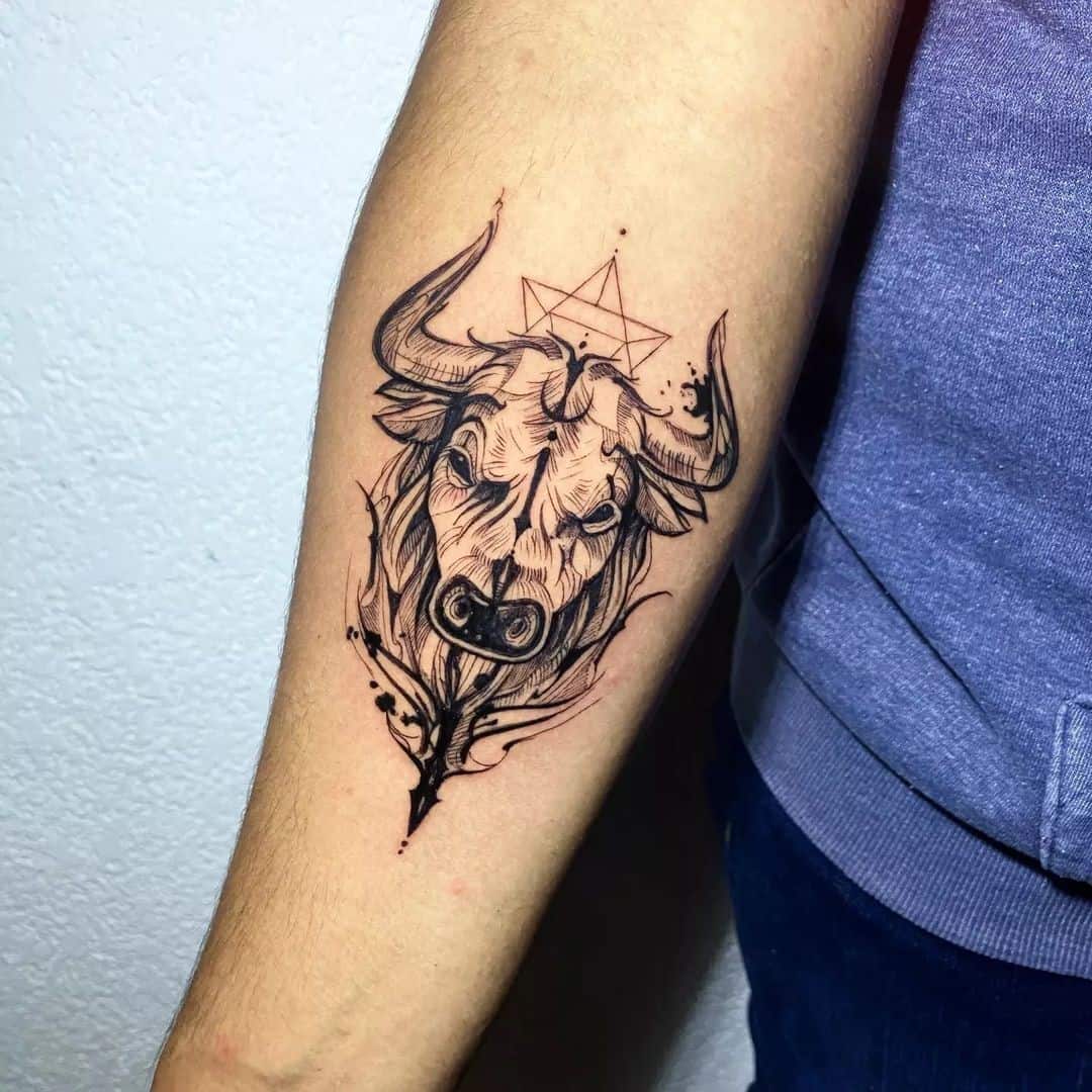 bull tattoos for men 0031