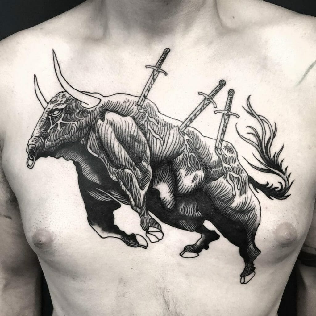 bull tattoos for men 0058