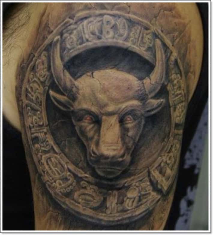 bull tattoos for men 0070