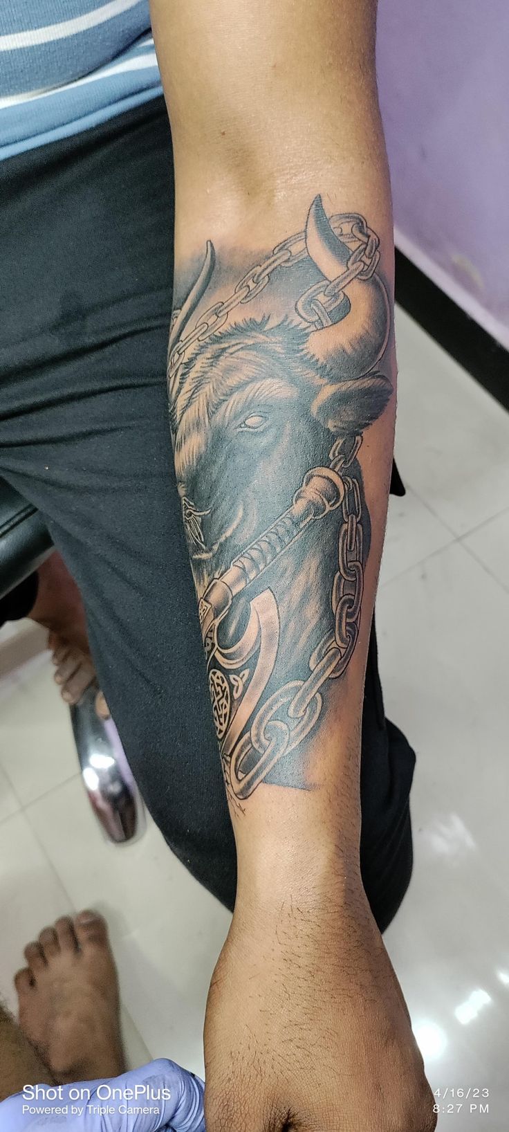 bull tattoos for men 0082