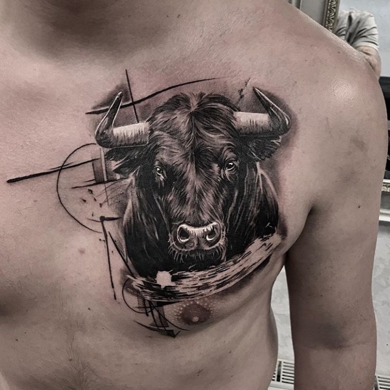 bull tattoos for men 0083