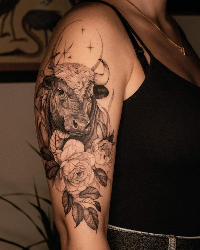 bull tattoos for men 0086