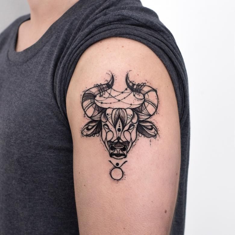 bull tattoos for men 0088