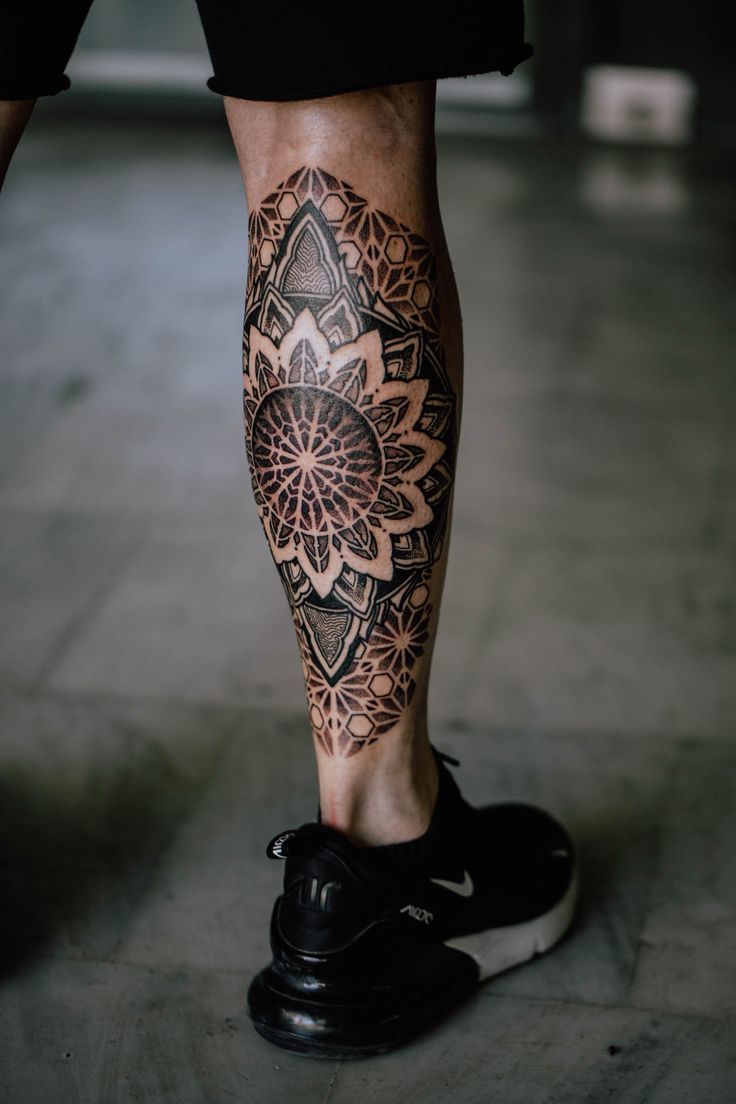 calf tattoos for men 0025