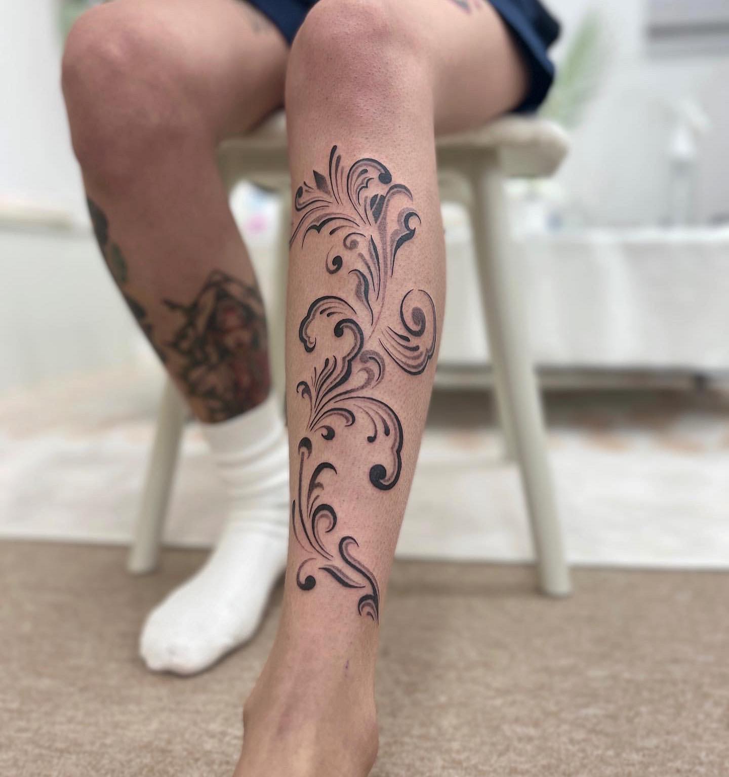 calf tattoos for men 0028