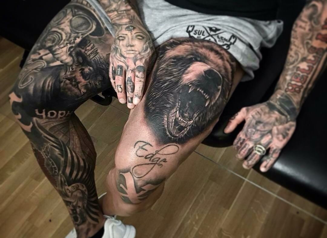 calf tattoos for men 0036