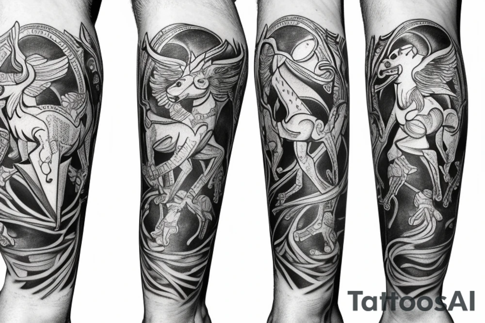 calf tattoos for men 0058