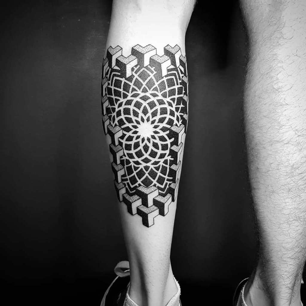 calf tattoos for men 0064