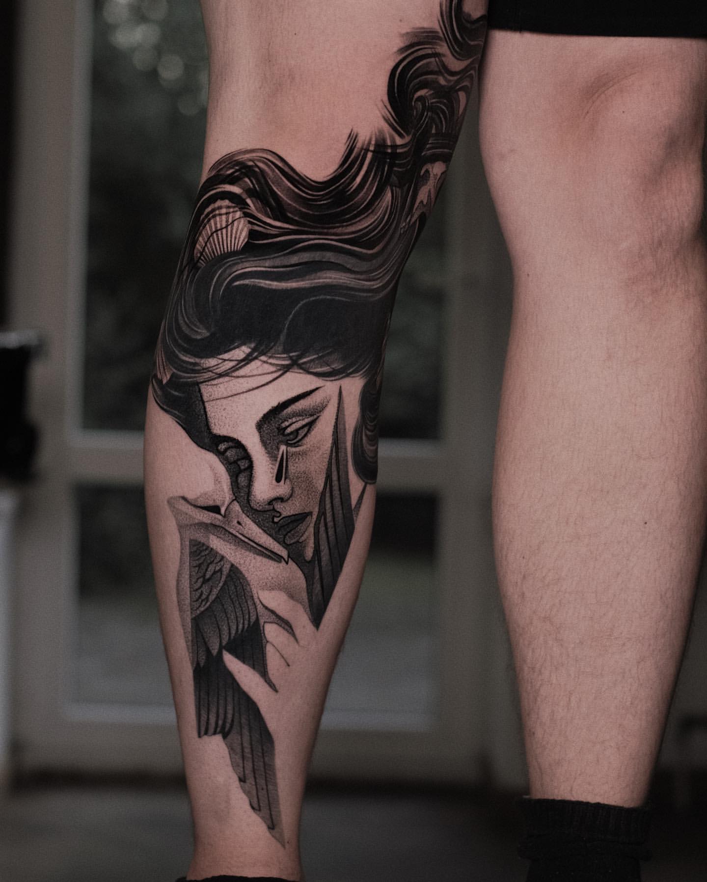 calf tattoos for men 0090