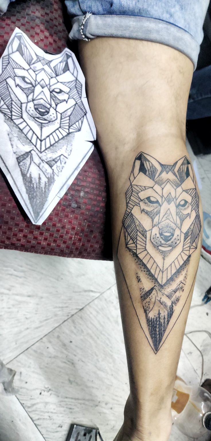 calf tattoos for men 0097