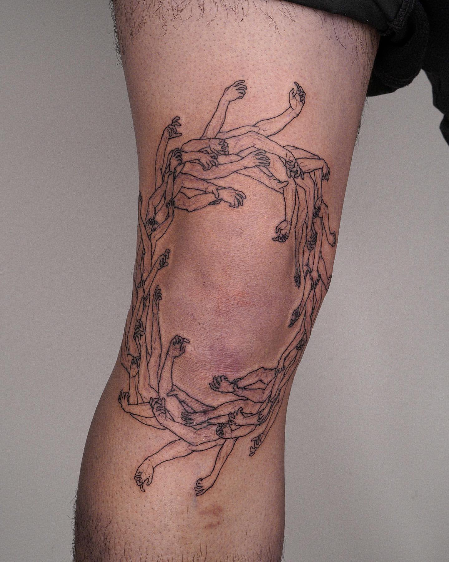 calf tattoos for men 0098