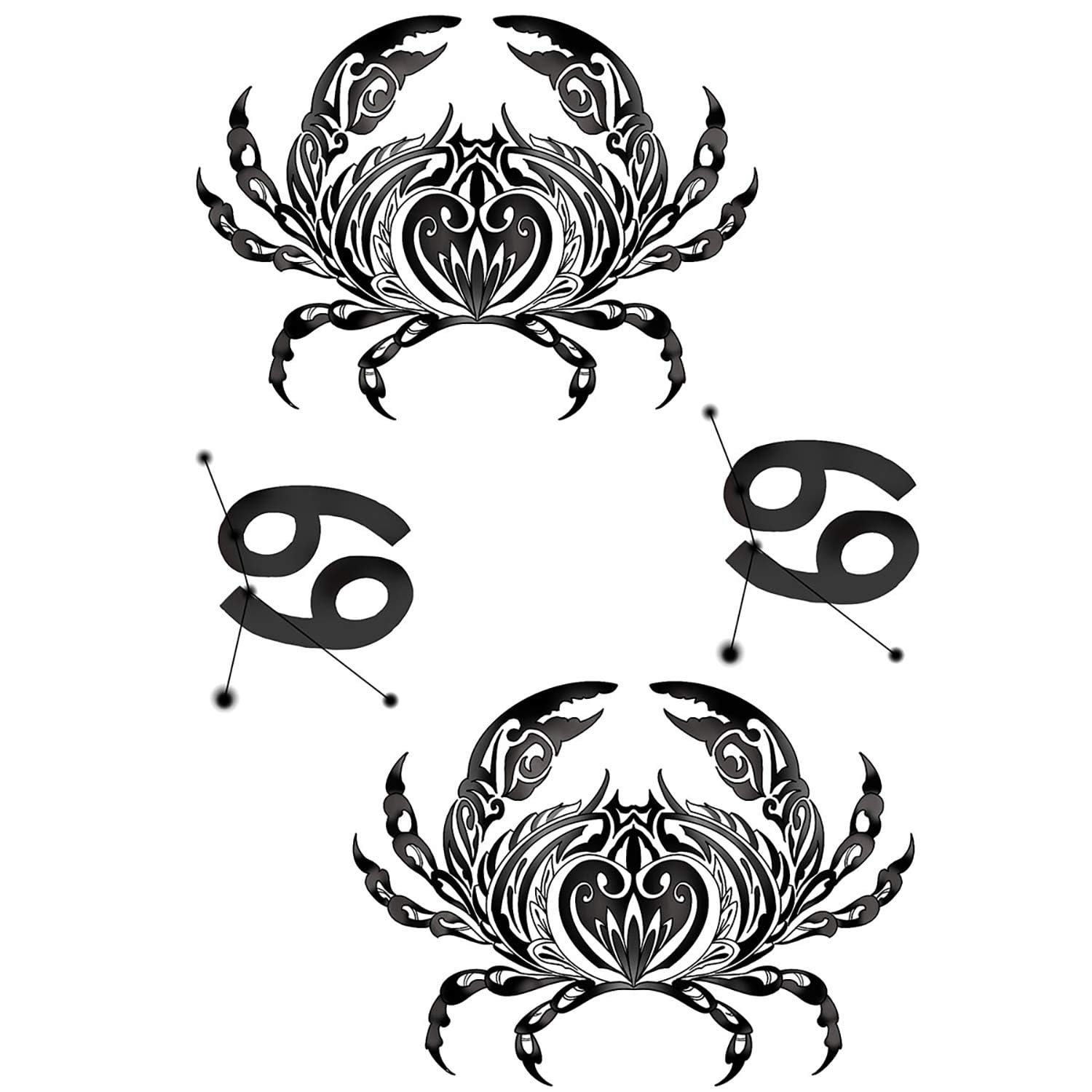 Cancer zodiac tattoos for men 0016