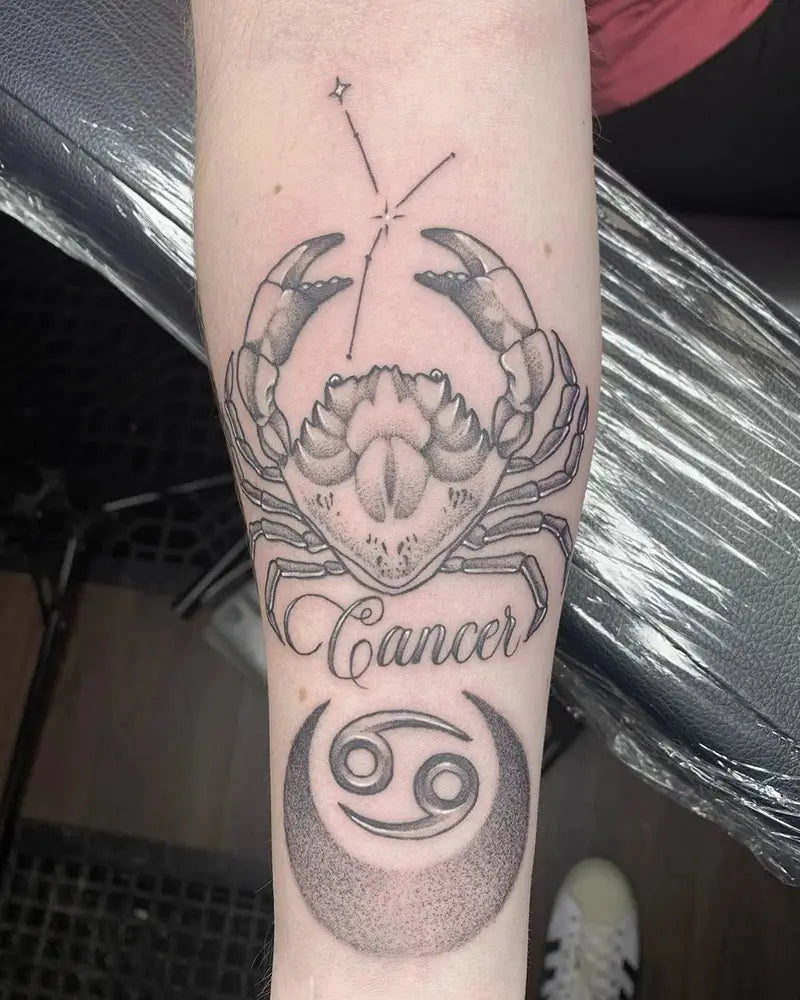 Cancer zodiac tattoos for men 0032