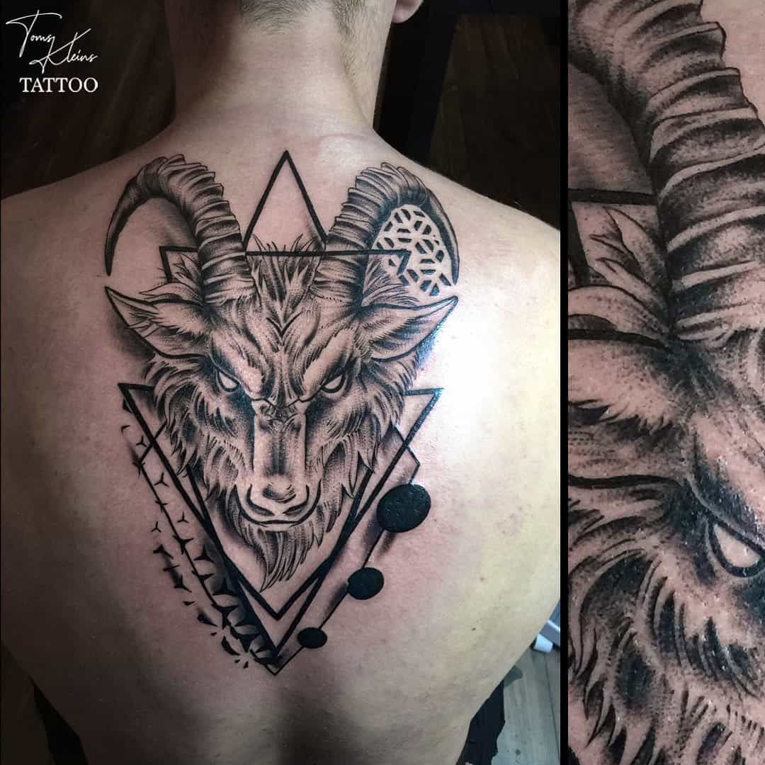 Capricorn tattoo ideas for men