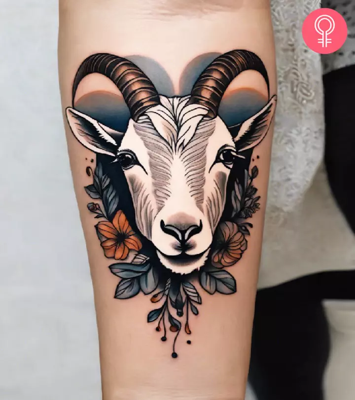 Capricorn tattoos for men 0010