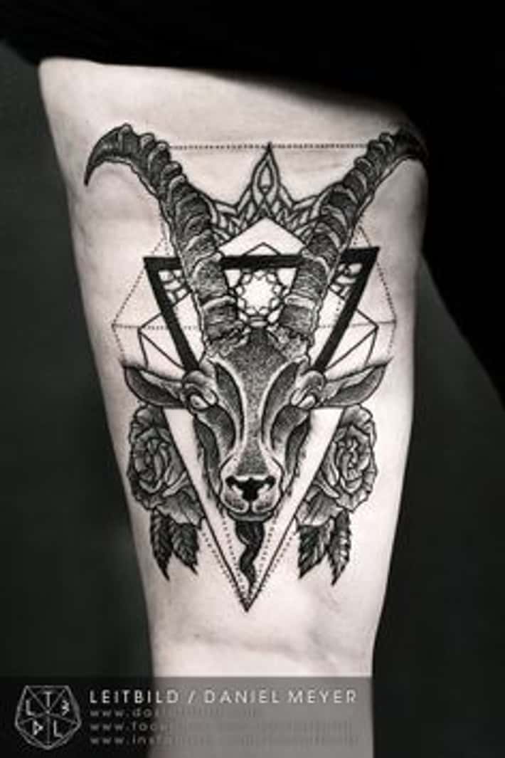 Capricorn tattoos for men 0020