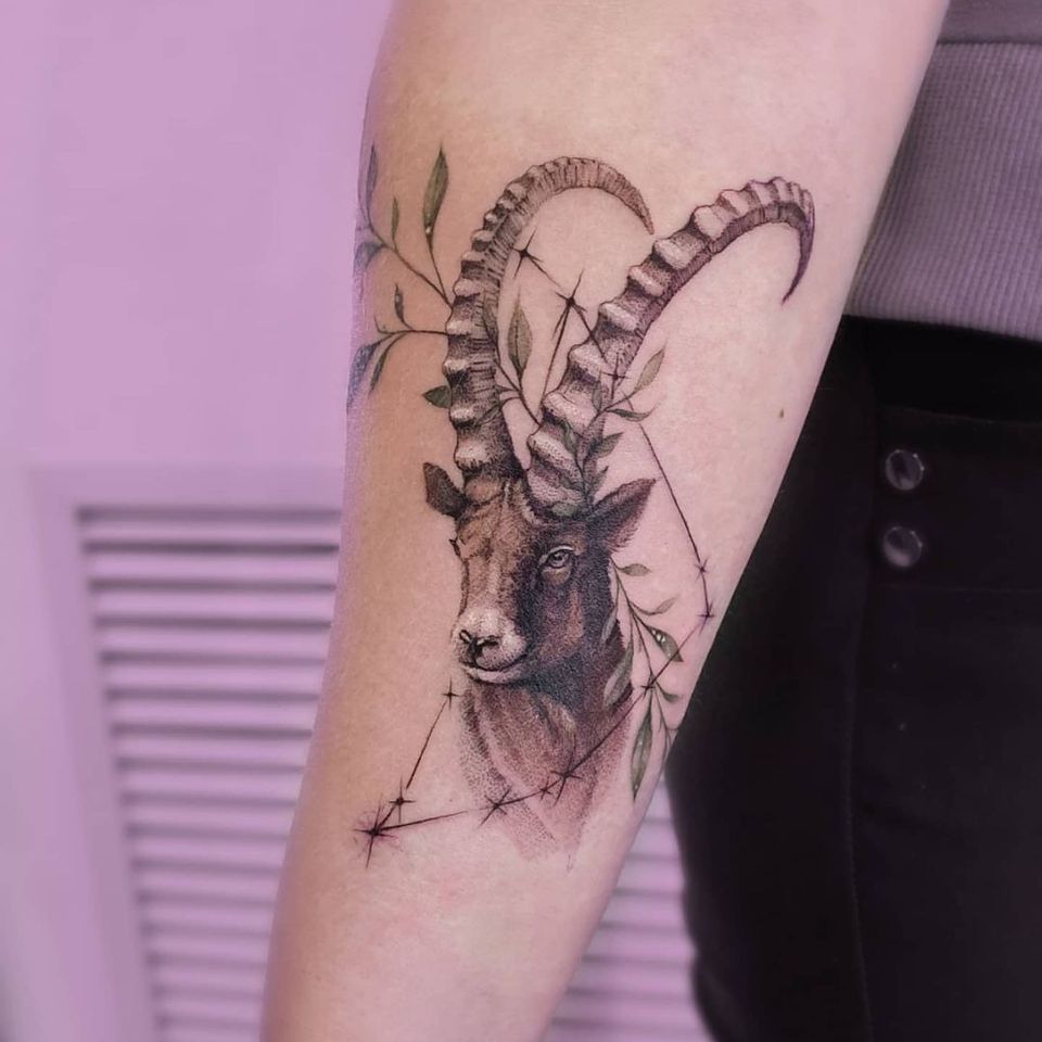 Capricorn tattoos for men 0021