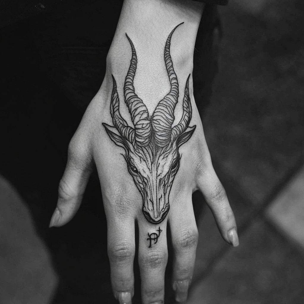 Capricorn tattoos for men 0023