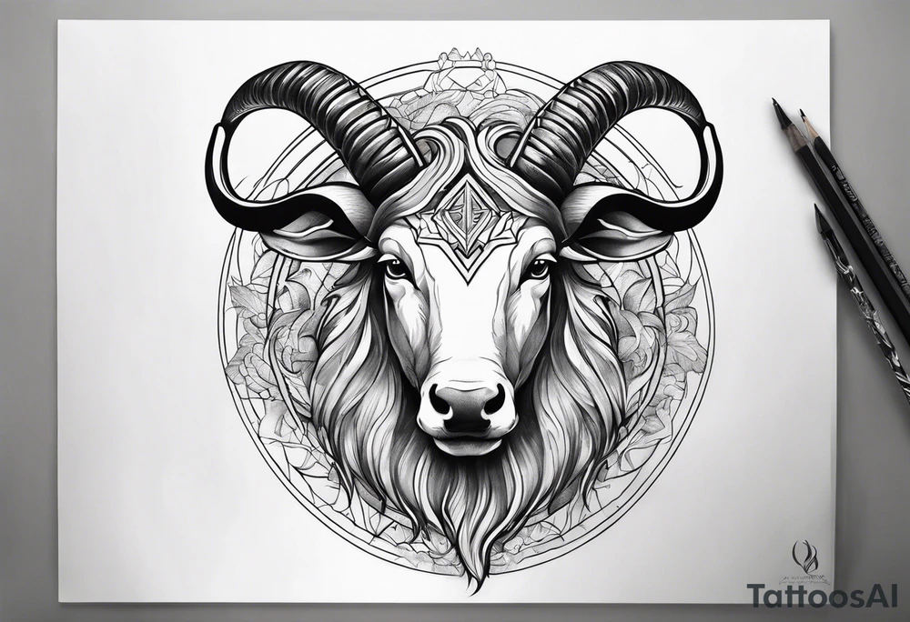 Capricorn tattoos for men 0024